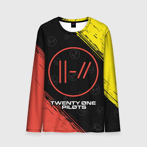Мужской лонгслив TWENTY ONE PILOTS 21 PILOTS / 3D-принт – фото 1