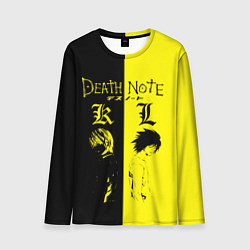 Лонгслив мужской Death Note, цвет: 3D-принт