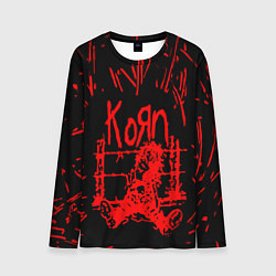 Лонгслив мужской Korn, цвет: 3D-принт