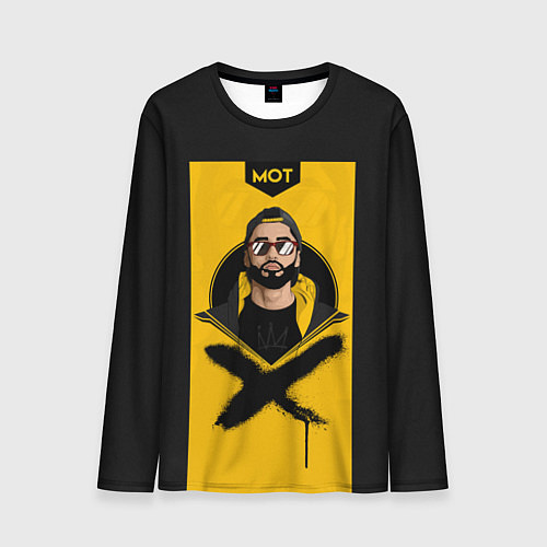 Мужской лонгслив Мот / 3D-принт – фото 1