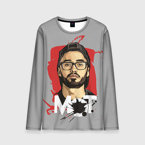 Мужской лонгслив Портрет Мота / 3D-принт – фото 1
