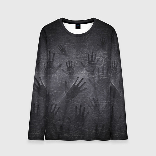 Мужской лонгслив ЛАДОНИ УШЕДШИХ / 3D-принт – фото 1