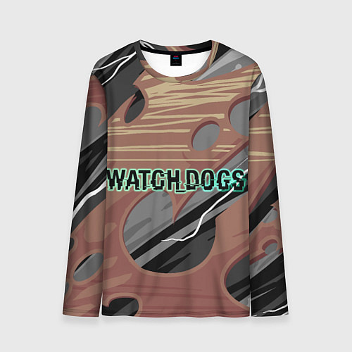 Мужской лонгслив Watch Dogs / 3D-принт – фото 1
