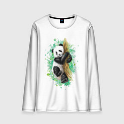 Лонгслив мужской Панда, цвет: 3D-принт