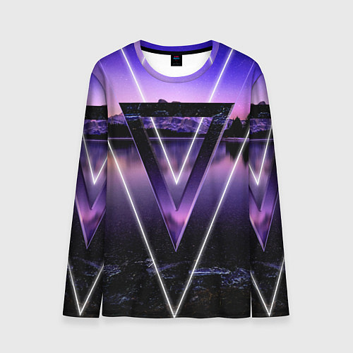 Мужской лонгслив ОЗЕРО / 3D-принт – фото 1