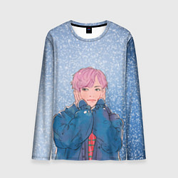 Лонгслив мужской JIMIN SPRING DAY, цвет: 3D-принт