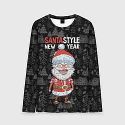 Мужской лонгслив Santa style
