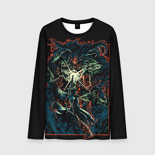 Мужской лонгслив Bloodborne / 3D-принт – фото 1