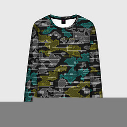 Мужской лонгслив Futuristic Camo