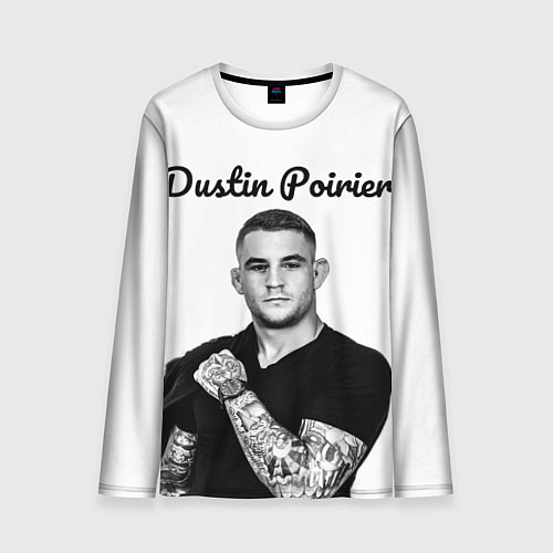 Мужской лонгслив Dustin Poirier / 3D-принт – фото 1