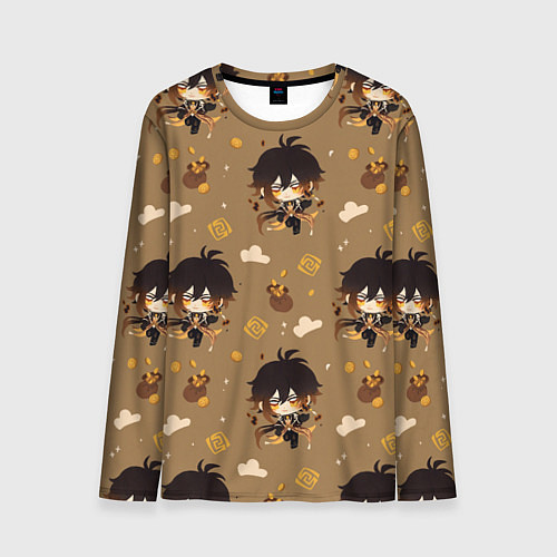 Мужской лонгслив Чиби Чжун Ли / 3D-принт – фото 1