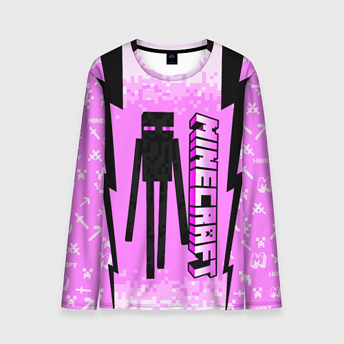 Мужской лонгслив Minecraft / 3D-принт – фото 1