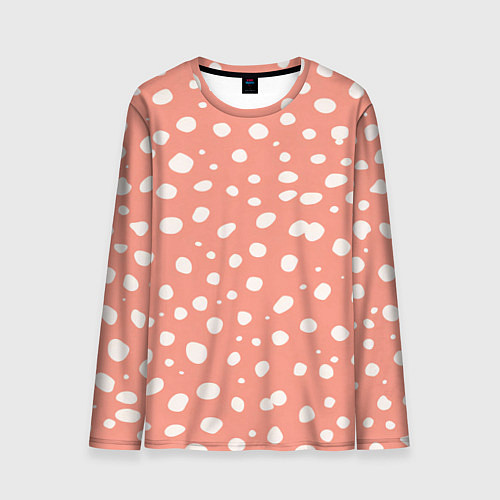 Мужской лонгслив Розовый Леопард / 3D-принт – фото 1