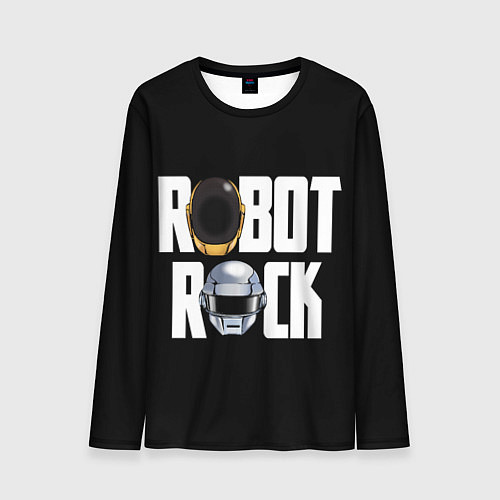 Мужской лонгслив Robot Rock / 3D-принт – фото 1