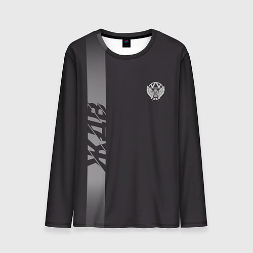 Мужской лонгслив ЖДВ , железнодорожные войска / 3D-принт – фото 1