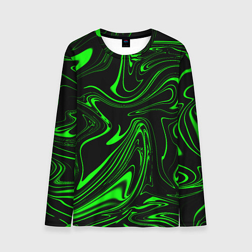 Мужской лонгслив Жидкий градиент game / 3D-принт – фото 1