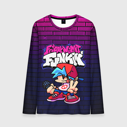 Мужской лонгслив FRIDAY NIGHT FUNKIN / 3D-принт – фото 1
