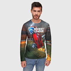 Лонгслив мужской Rocket League, цвет: 3D-принт — фото 2