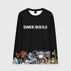 Лонгслив мужской 8bit Dark Souls, цвет: 3D-принт