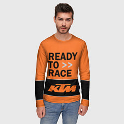 Лонгслив мужской KTM READY TO RACE Z, цвет: 3D-принт — фото 2