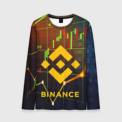 Мужской лонгслив BINANCE БИНАНС БАНАН