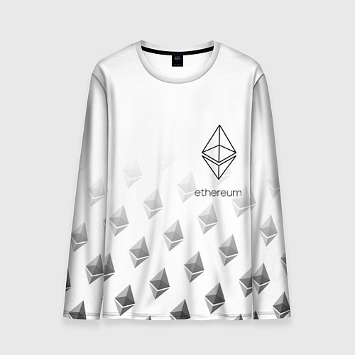 Мужской лонгслив ETHEREUM ЭФИРИУМ ЭФИР / 3D-принт – фото 1