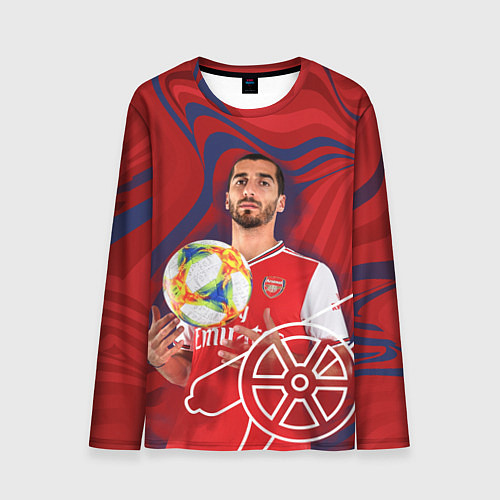 Мужской лонгслив Henrikh Mkhitaryan Arsenal / 3D-принт – фото 1