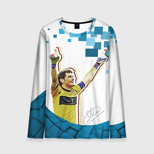 Мужской лонгслив Iker Casillas / 3D-принт – фото 1