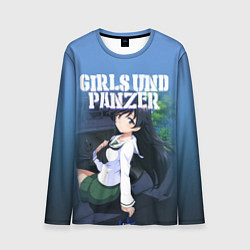 Лонгслив мужской Girls und Panzer, цвет: 3D-принт