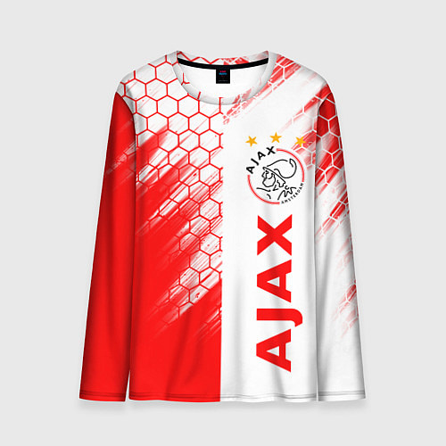 Мужской лонгслив FC AJAX AMSTERDAM ФК АЯКС / 3D-принт – фото 1