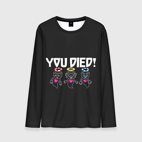 Мужской лонгслив You Died / 3D-принт – фото 1