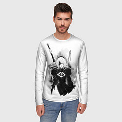 Лонгслив мужской 2B Nier Automata, цвет: 3D-принт — фото 2