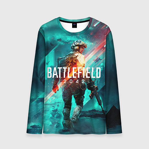 Мужской лонгслив Баттлфилд 2042 / 3D-принт – фото 1