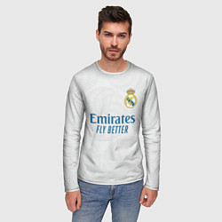 Лонгслив мужской Реал Мадрид форма 20212022, цвет: 3D-принт — фото 2