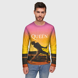 Лонгслив мужской Queen Freddie Mercury Z, цвет: 3D-принт — фото 2