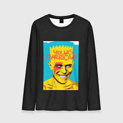 Лонгслив мужской Bart x Bowie, цвет: 3D-принт