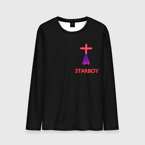 Мужской лонгслив STARBOY - The Weeknd / 3D-принт – фото 1