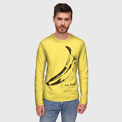 Лонгслив мужской Энди Уорхол - Банан, цвет: 3D-принт — фото 2