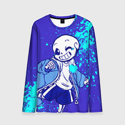 Мужской лонгслив UNDERTALE SANS BLUE