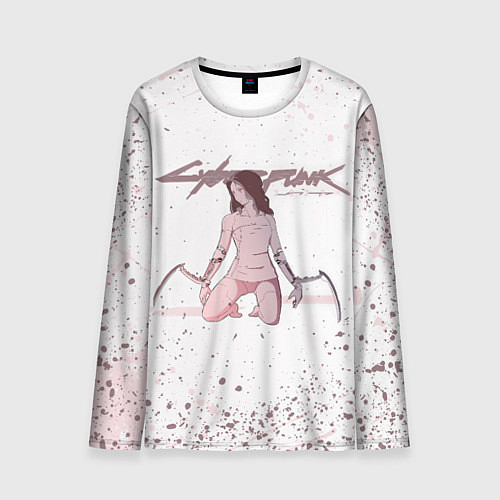 Мужской лонгслив КЛИНКИ БОГОМОЛА CYBERPUNK 2077 Z / 3D-принт – фото 1