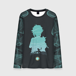Лонгслив мужской XIAO СЯО ГЕНШИН, цвет: 3D-принт