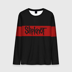 Лонгслив мужской Полосатый Slipknot, цвет: 3D-принт