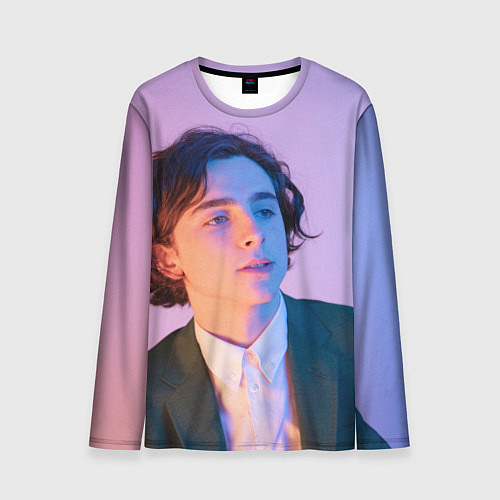 Мужской лонгслив Timothee Chalamet / 3D-принт – фото 1