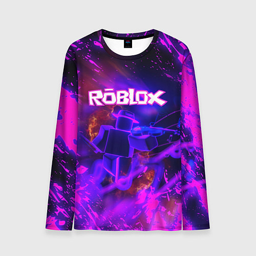 Мужской лонгслив MUSIC ROBLOX РОБЛОКС Z / 3D-принт – фото 1