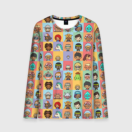 Мужской лонгслив Toca Life Worl / 3D-принт – фото 1