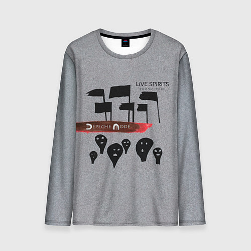 Мужской лонгслив LiVE SPiRiTS SOUNDTRACK - Depeche Mode / 3D-принт – фото 1