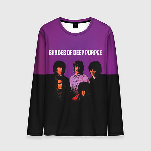 Мужской лонгслив Shades of Deep Purple / 3D-принт – фото 1