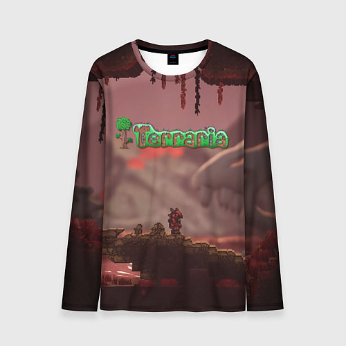 Мужской лонгслив Terraria Тэррария / 3D-принт – фото 1