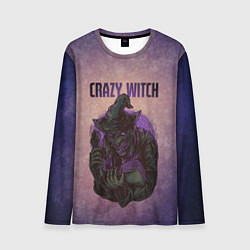 Лонгслив мужской Crazy Witch, цвет: 3D-принт