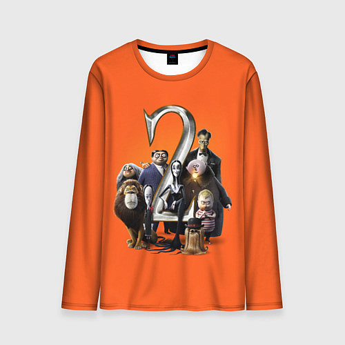 Мужской лонгслив Семейка Аддамс 2 / 3D-принт – фото 1